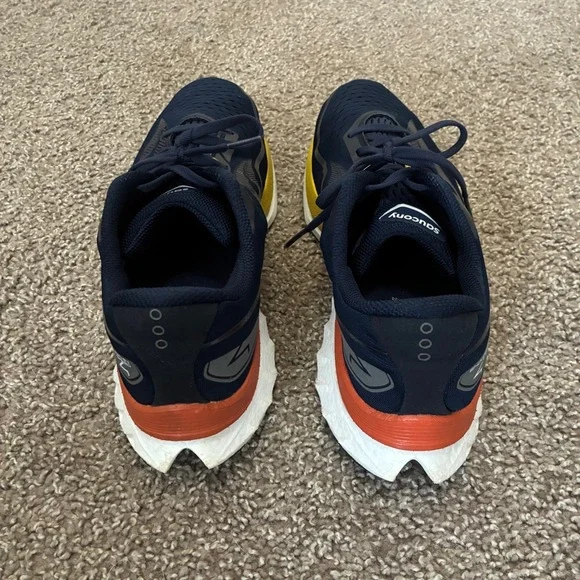 Saucony Endorphin Speed 4 Running Shoes Men 12 Blue Orange Walking S20940-211 - Picture 5 of 8